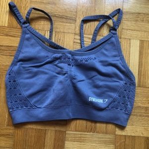 Gymshark - Steel Blue Energy+ Seamless Sports Bra